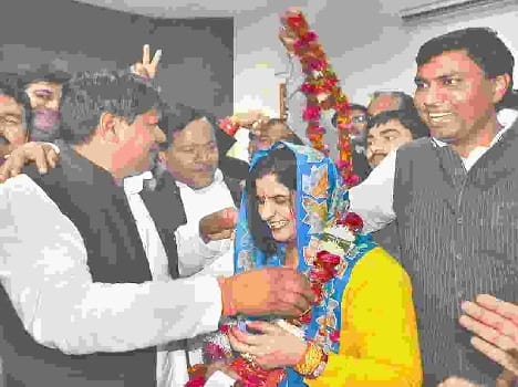 kushal won District panchayat president election